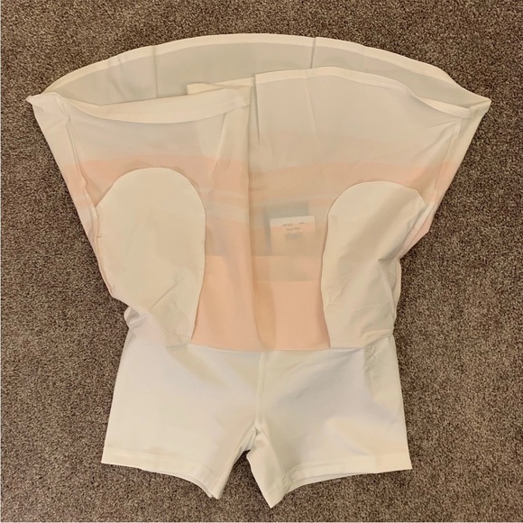 Puma Womens Powershape Skort Size XS Long Pink White Striped Golf Tennis NWT $75 - Picture 6 of 12